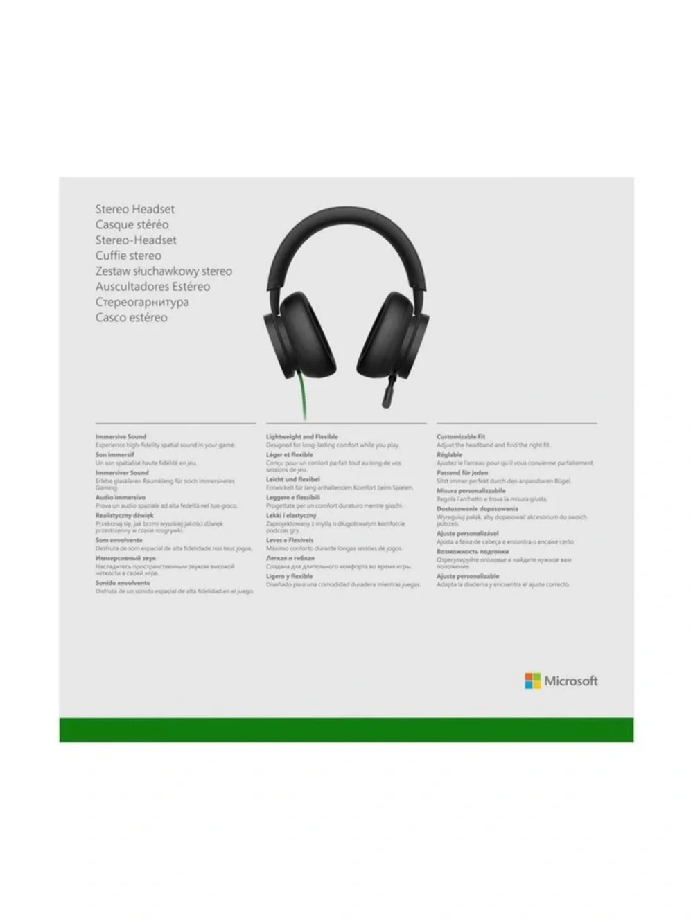 Microsoft Xbox Wired Gaming Stereo Headset for Xbox Series XIS, Xbox One - Black